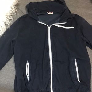 vintage brandy melville krissy navy blue jacket